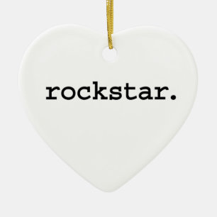 Adorno De Cerámica rockstar.