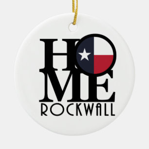 Adorno De Cerámica Rockwall HOME