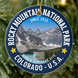 Adorno De Cerámica Rocky Mountain Landscape – Travel Photography 