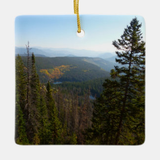 Adorno De Cerámica Rocky Mountain Overlook in Early Fall