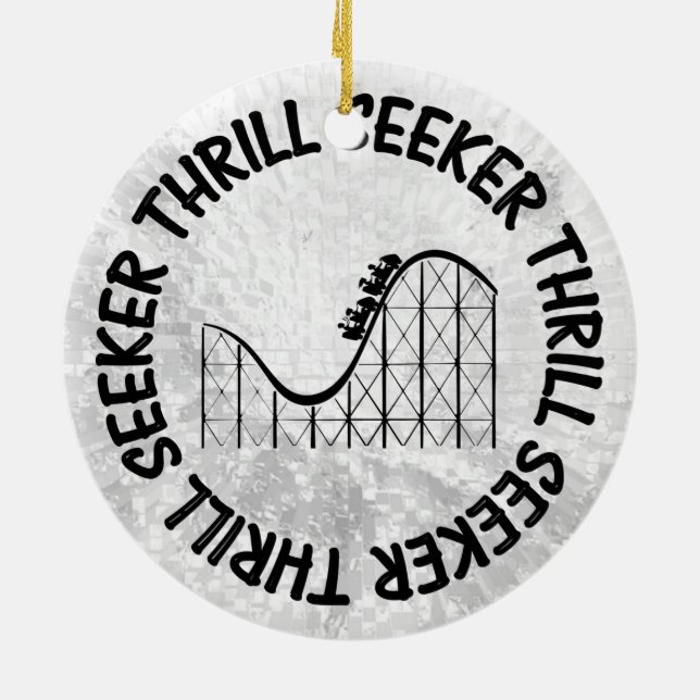 ADORNO DE CERÁMICA ROLLER COASTER THRILL SEEKER (Atrás)