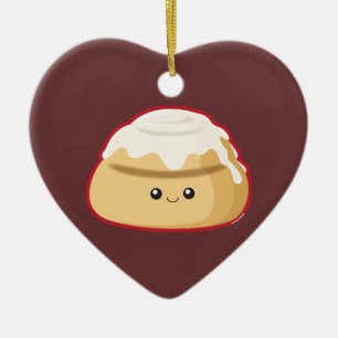 Adorno De Cerámica Rollo de canela