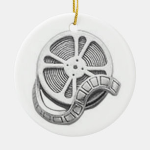 Adorno De Cerámica Rollo de película de plata del OPUS