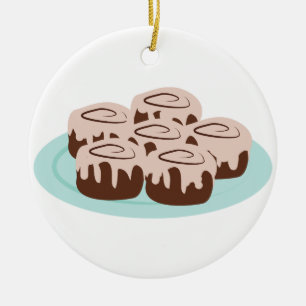 Adorno De Cerámica Rollos de canela