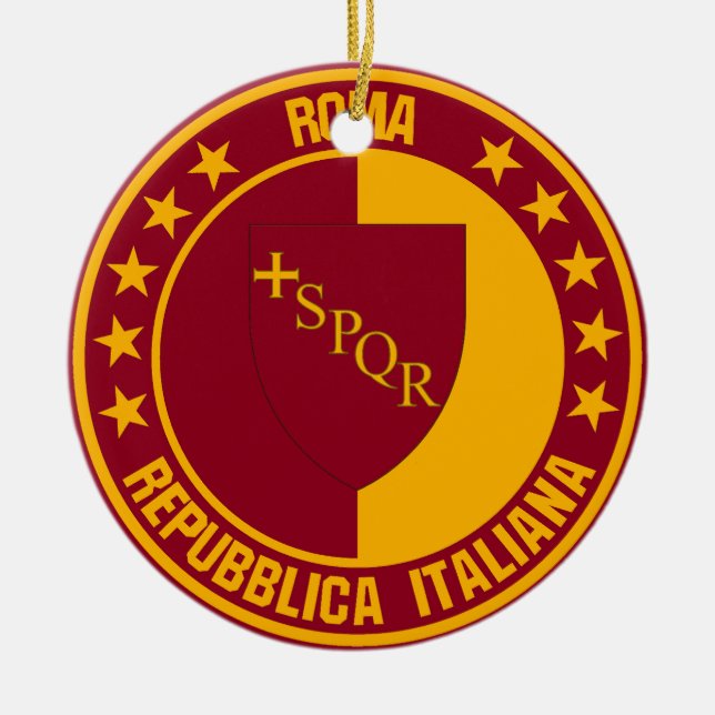 Adorno De Cerámica Roma (Frente)