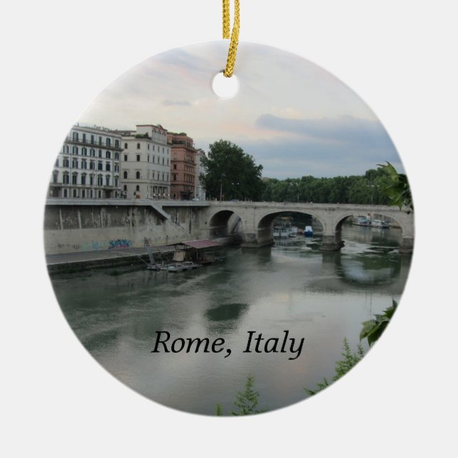 Adorno De Cerámica Roma, Italia (Frente)
