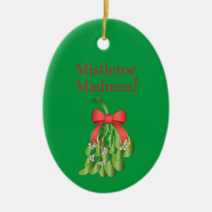Adorno De Cerámica Romance Under the Mistletoe! en un