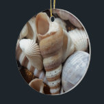 Adorno De Cerámica Romántico Tropical Exótico de las conchas de mar P<br><div class="desc">Romántico Tropical Exótico de las conchas de mar Playa Amor</div>