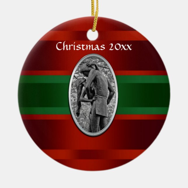 Adorno De Cerámica Romeo y Julieta de Central Park #3 (Frente)