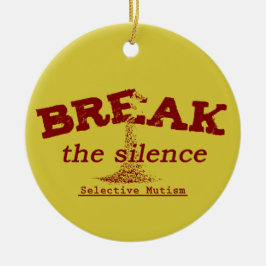 Adorno De Cerámica Romper el silencio