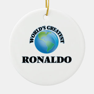 Adorno De Cerámica Ronaldo más grande del mundo