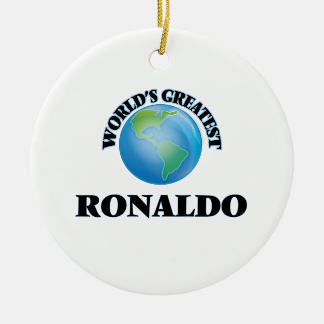 Adorno De Cerámica Ronaldo más grande del mundo (Frente)