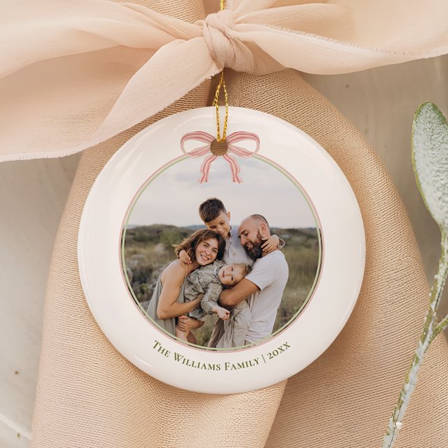 Adorno De Cerámica Ronda de Navidades de Coquette de la Abuela moda (Subido por el creador)