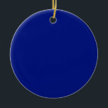 Adorno De Cerámica Rosa<br><div class="desc">Ornamento azul marino - Puede agregar su texto al adorno.</div>