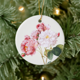 Adorno De Cerámica Rosa Damascena, árbol