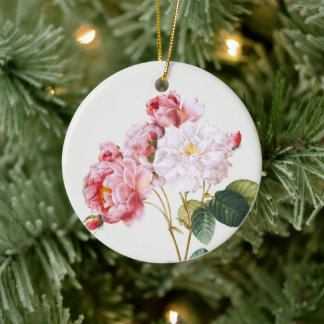 Adorno De Cerámica Rosa Damascena, árbol