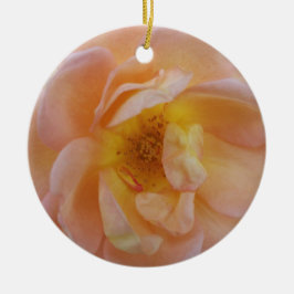 Adorno De Cerámica Rosa de color melocotón