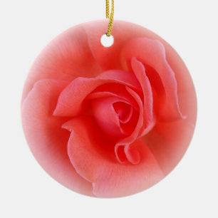 Adorno De Cerámica rosa de coral rosa