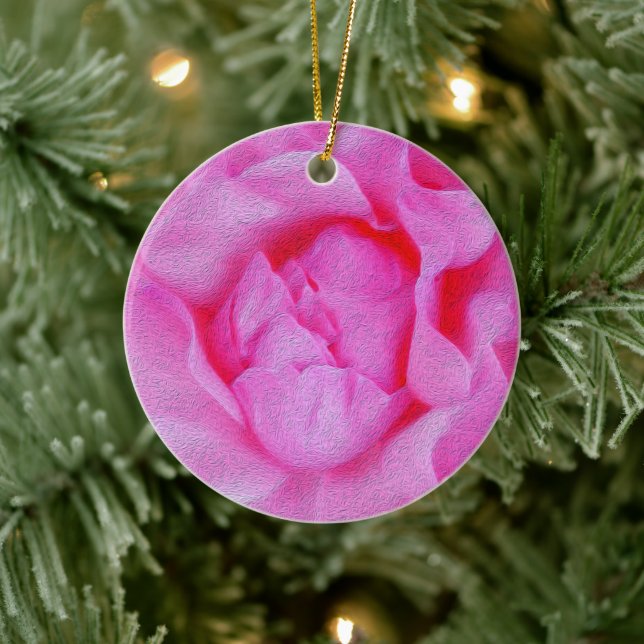 Adorno De Cerámica rosa rosa rosa rosa (Árbol)