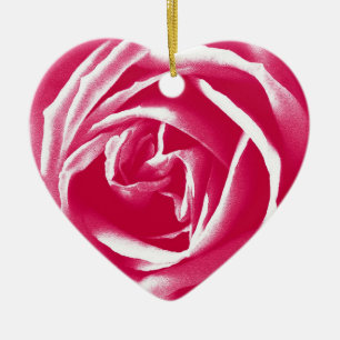 Adorno De Cerámica Rosa satinado rosado