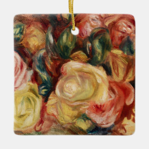 Adorno De Cerámica Rosas (1912) de Pierre-Auguste Renoir