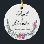 Adorno De Cerámica rosas amarillas de lavanda y eucalipto<br><div class="desc">Un diseño elegante y vintage con eucalipto, rosas amarillas y lavanda pintadas en una romántica acuarela. - personalizable para cualquier ocasión- Para empezar a cambiar el nombre, haga clic en "Personalizar esta plantilla" y edite la redacción en los cuadros de plantilla. Para acceder a las herramientas de edición más avanzadas,...</div>