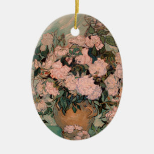 Adorno De Cerámica Rosas de Vincent van Gogh