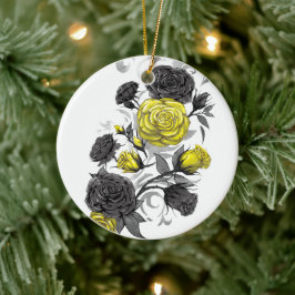 Adorno De Cerámica Rosas existenciales