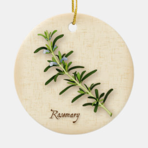 Adorno De Cerámica Rosemary Herb