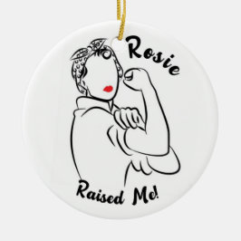 Adorno De Cerámica Rosie Raised Década - Imagen de lienzo