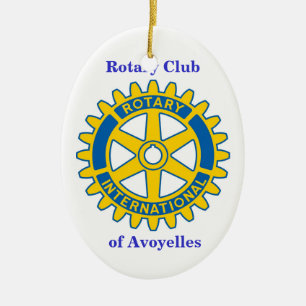 Adorno De Cerámica Rotary Club, de Avoyelles