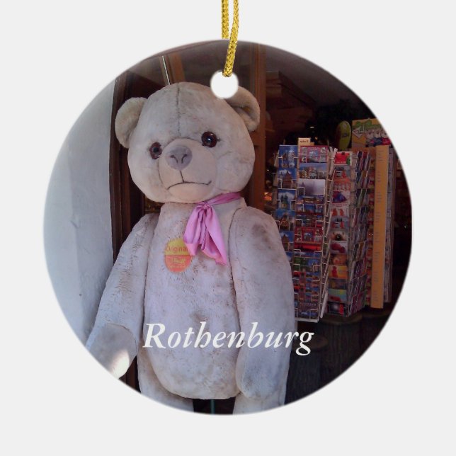 Adorno De Cerámica Rothenburg (Alemania) (Frente)