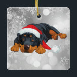 Adorno De Cerámica Rottweiler Santa Christmas Holiday Tree<br><div class="desc">TOO CUTE!  ...  GET IT NOW</div>
