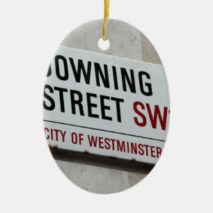 Adorno De Cerámica Rótulo de Downing Street