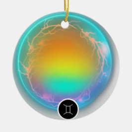 Adorno De Cerámica Rótulo Zodiaco moderno Elemento Aire De Cita Gemin