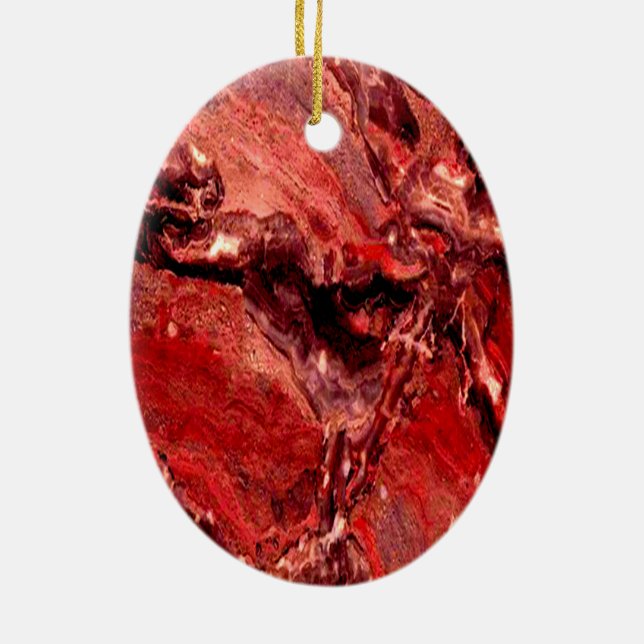 Adorno De Cerámica Rough Red Rocks Mars (Atrás)