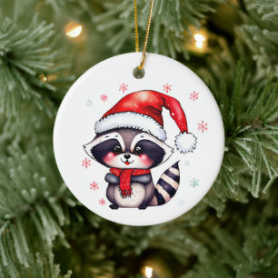 Adorno De Cerámica Rowan The Raccoon