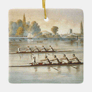 Adorno De Cerámica Rowing SUPERIOR