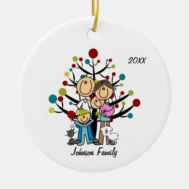 Adorno De Cerámica Rubio de la solicitud de cliente (Frente)