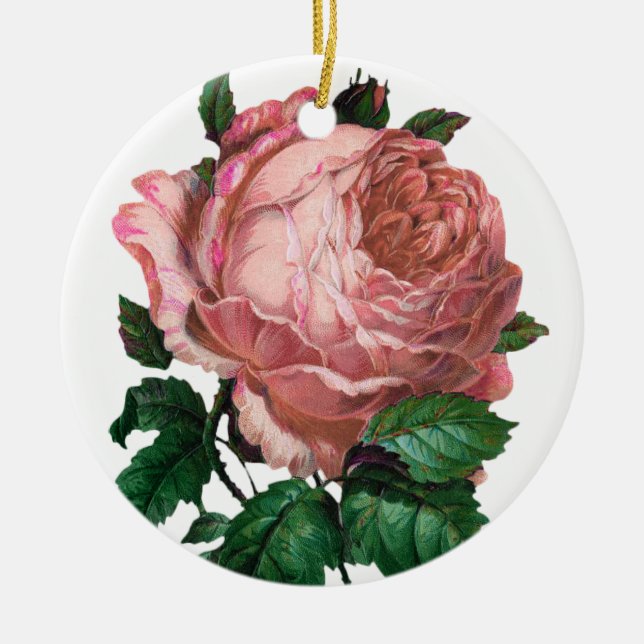 ADORNO DE CERÁMICA RUBOR PINK ROSE (Frente)