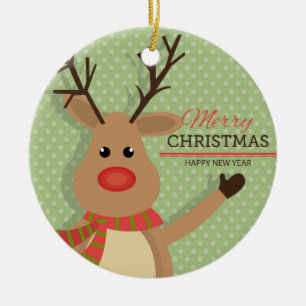 Adorno De Cerámica Rudolph