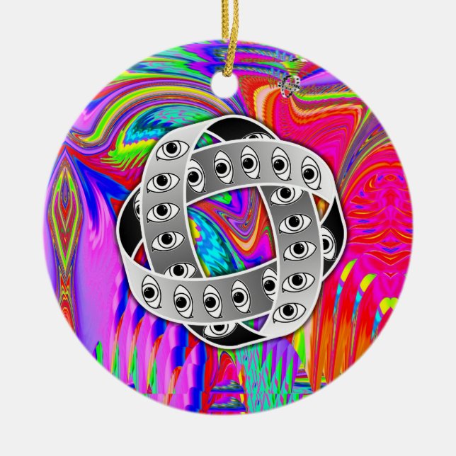 Adorno De Cerámica Rueda de Ezequiel a dos lados (Frente)