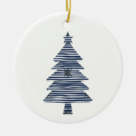 Adorno De Cerámica Rueda del barco náutico del árbol de Navidad coste