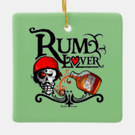Adorno De Cerámica Rum lover