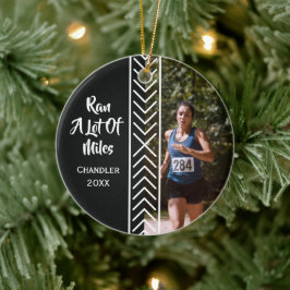 Adorno De Cerámica Running Gifts Runner Marathon Miles Marathoner