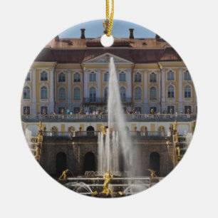 Adorno De Cerámica Rusia, San Petersburgo, Peterhof, Gran Palacio