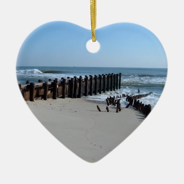 Adorno De Cerámica Rustic Bulkhead en la playa (Frente)