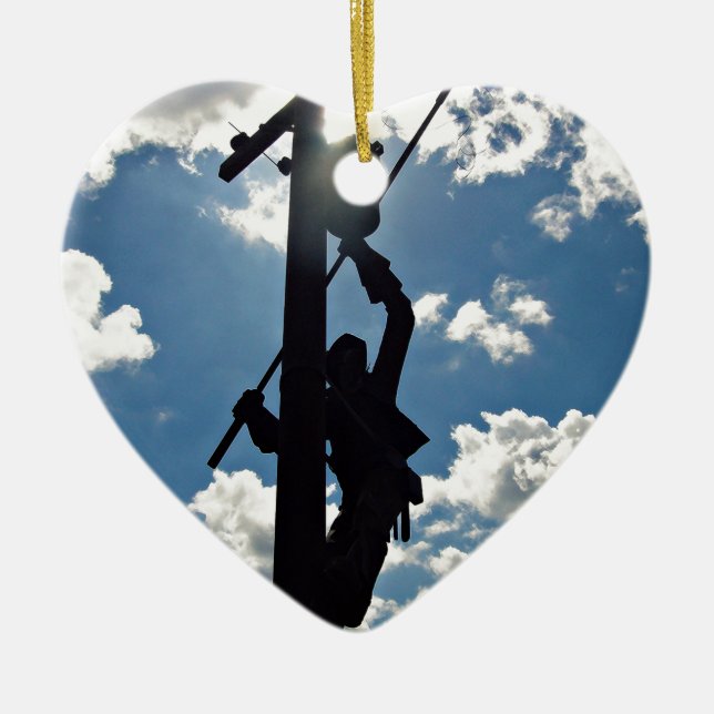 Adorno De Cerámica Rusty the Lineman (Frente)