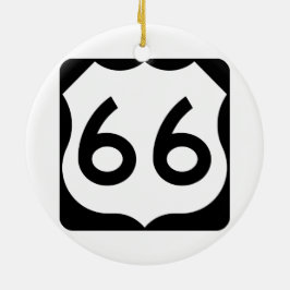 Adorno De Cerámica Ruta 66