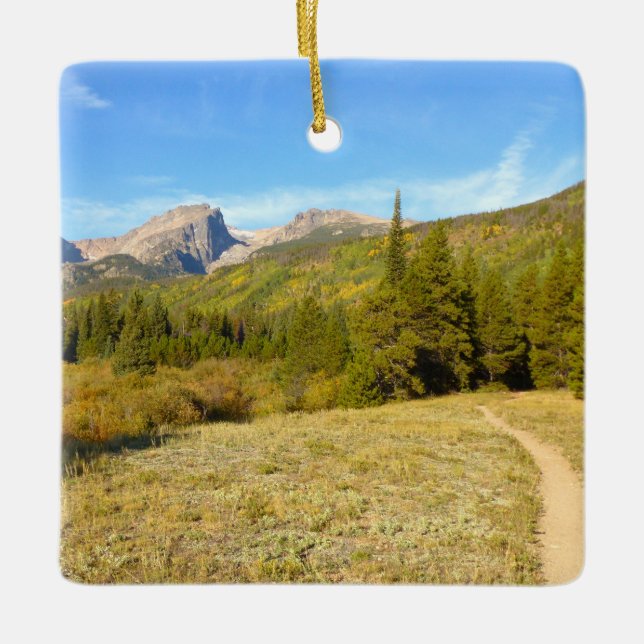 Adorno De Cerámica Ruta del lago Nymph a principios del otoño (Anverso)